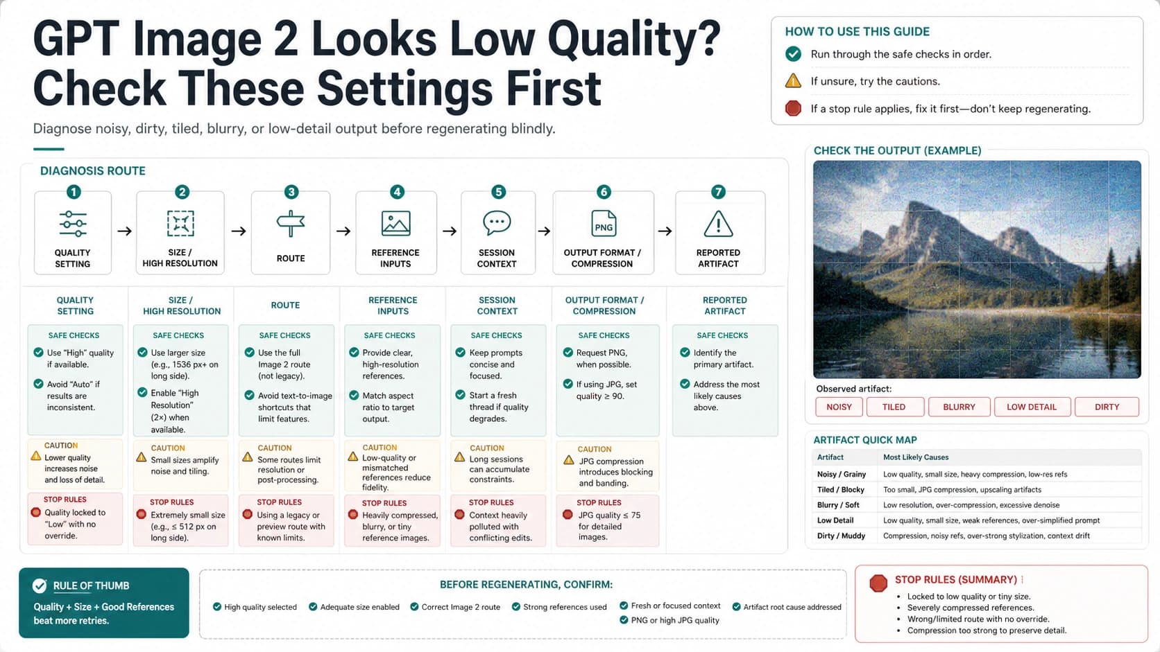 GPT Image 2 Looks Low Quality? Check These Settings First