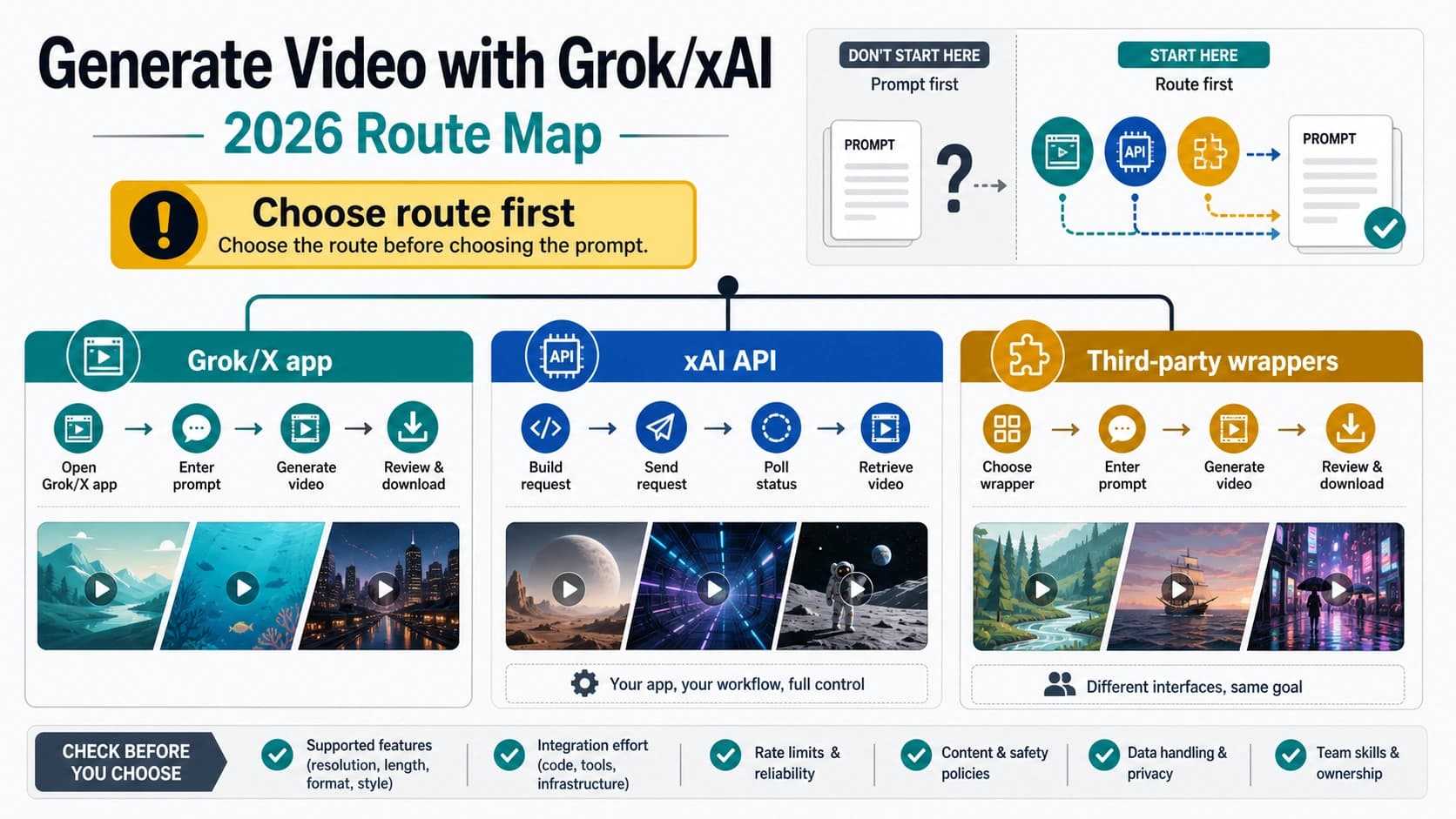 How to Generate Video with Grok/xAI in 2026: App, API, and Model Routes