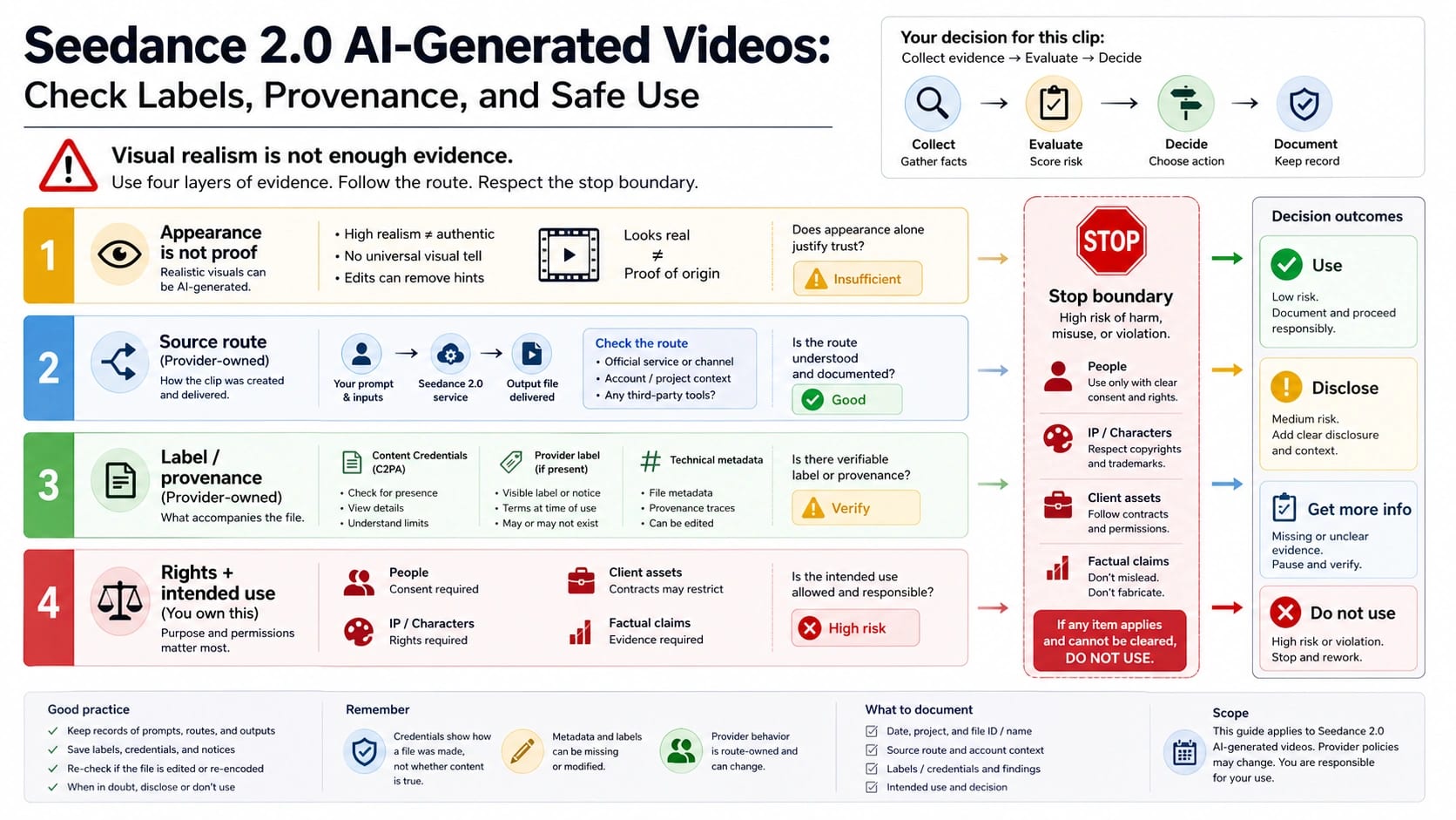 Seedance 2.0 AI-Generated Videos: How to Check Labels, Provenance, and Safe Use