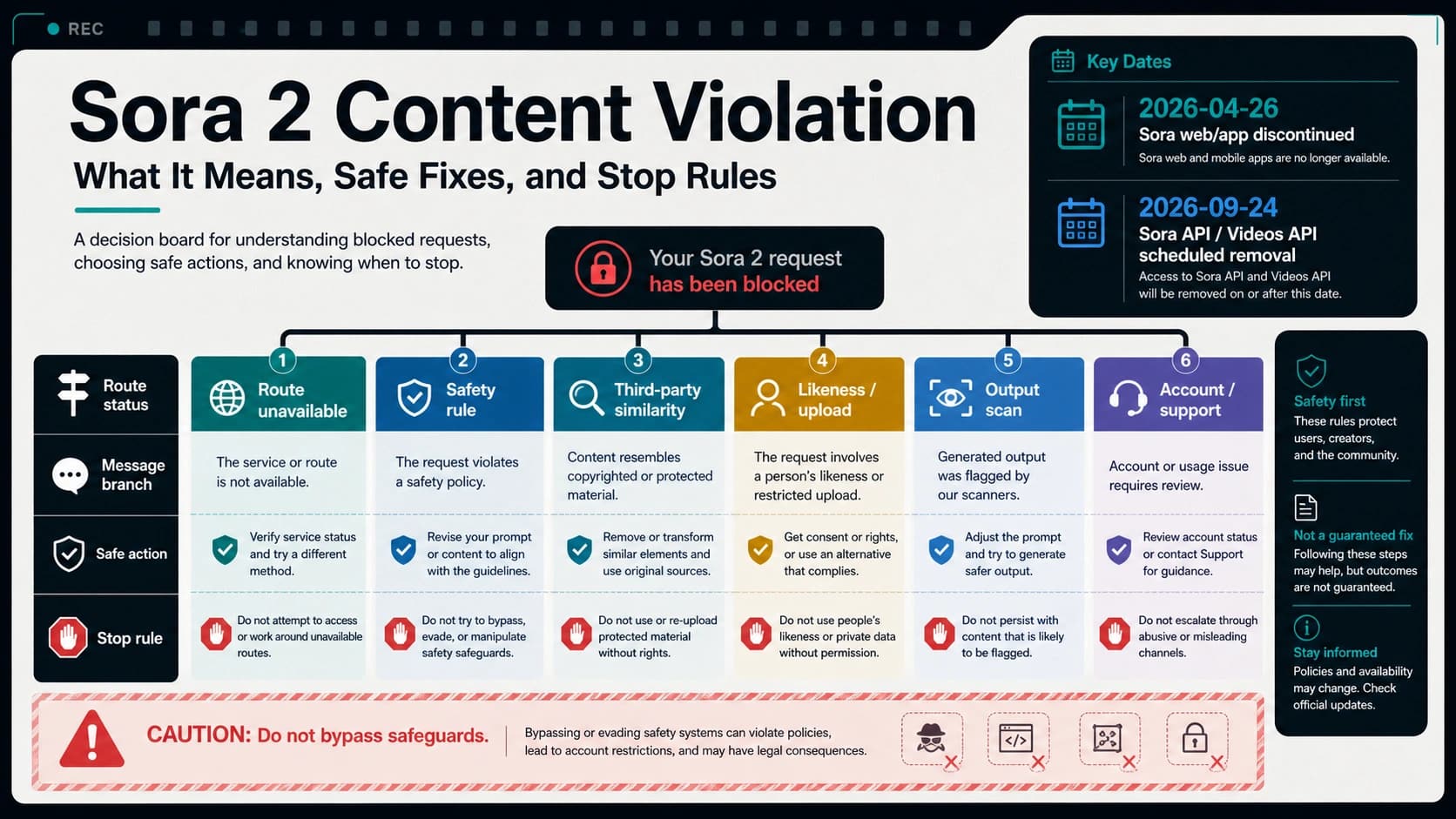 Sora 2 Content Violation: What It Means, Safe Fixes, and Stop Rules