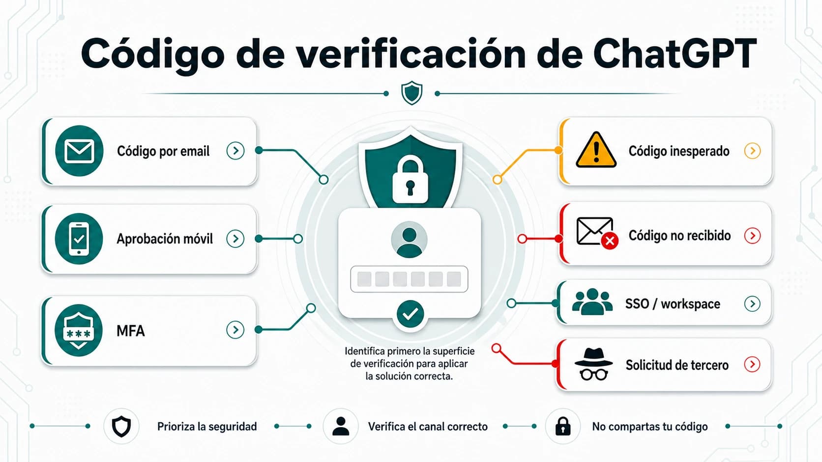 Código de verificación de ChatGPT: qué hacer si no llega o aparece sin pedirlo