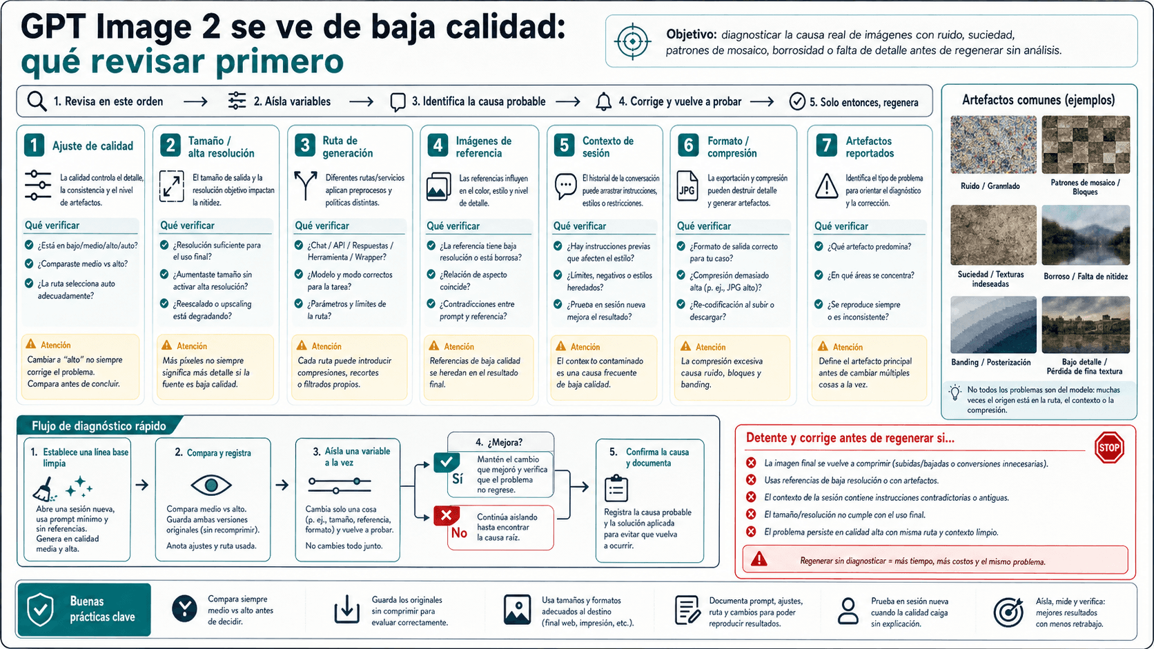 GPT Image 2 se ve de baja calidad? Revisa esto primero