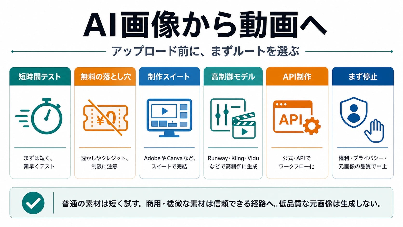 AIで静止画を動かすなら:2026年に最初に選ぶべきルート