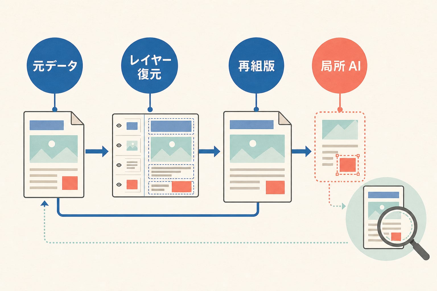 AI生成画像の文字をデザインを保ったまま修正する四つの経路