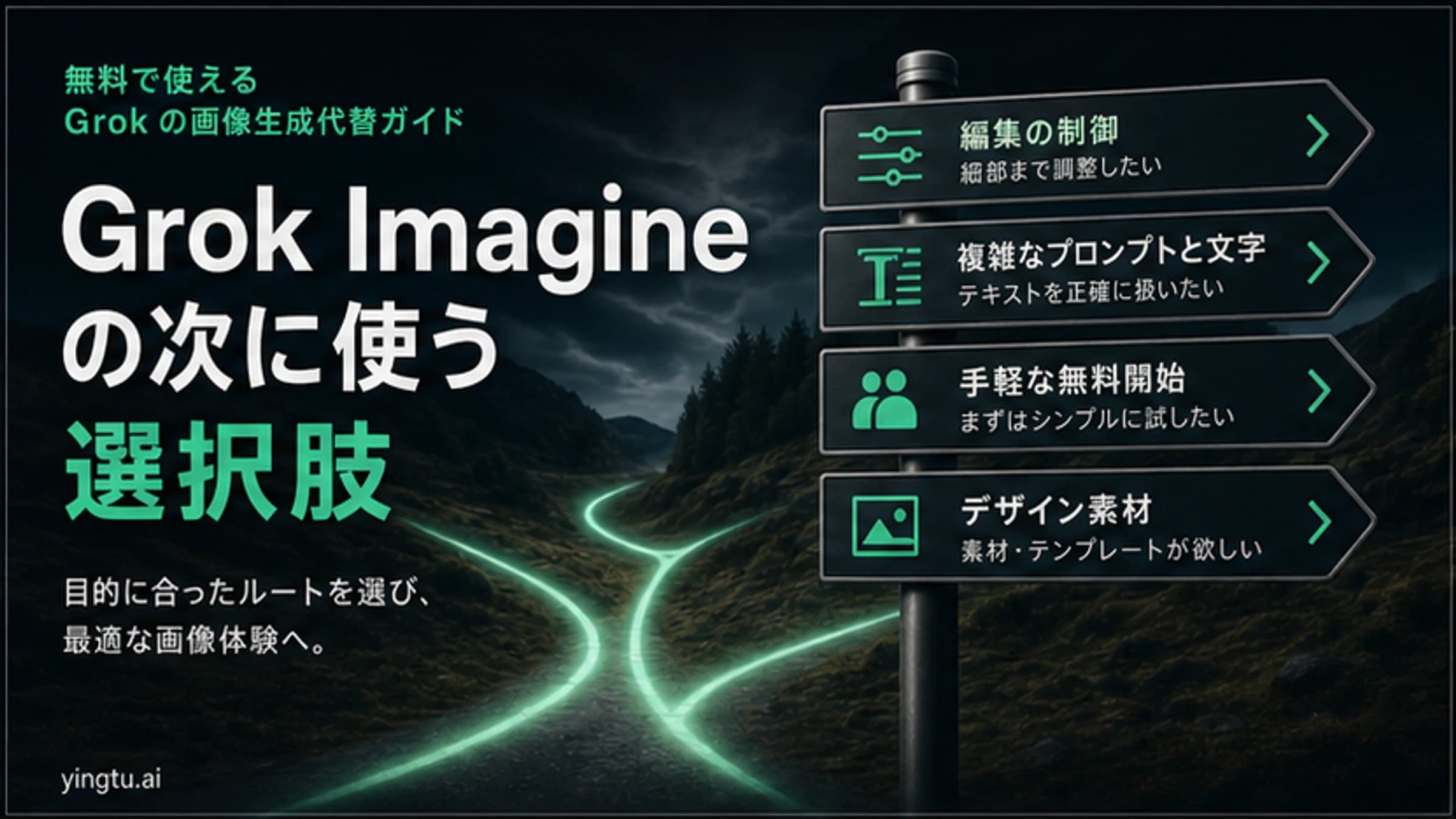 Grok画像生成の無料代替:Grok Imagineの代わりに何を使うか
