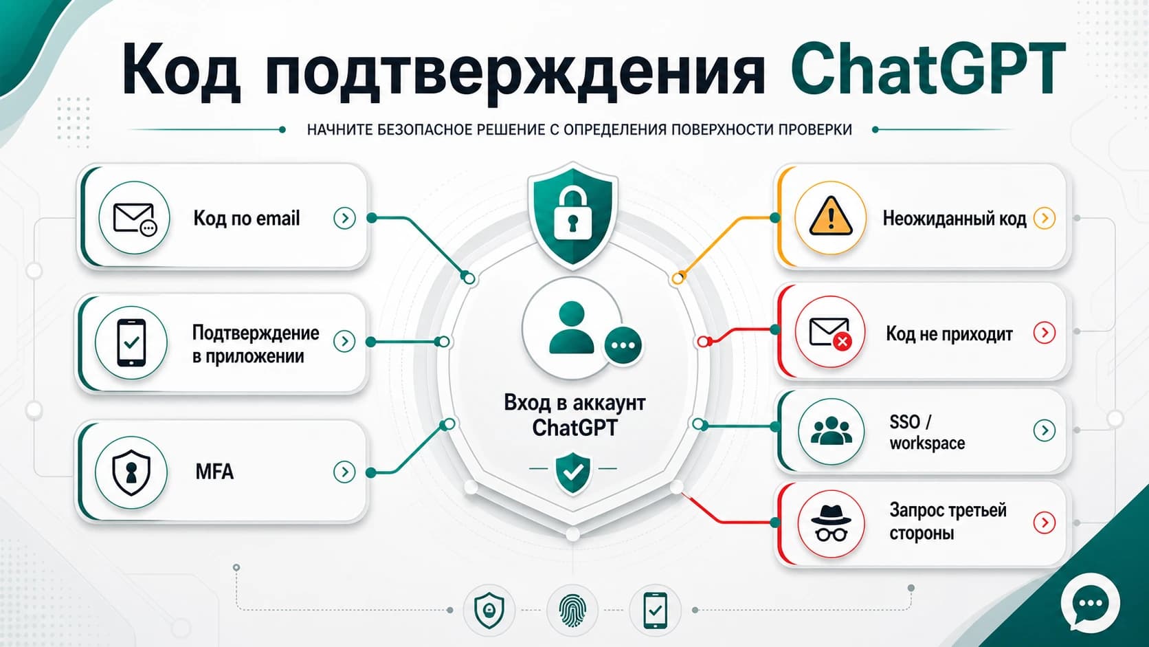 Код подтверждения ChatGPT не приходит: как безопасно восстановить вход