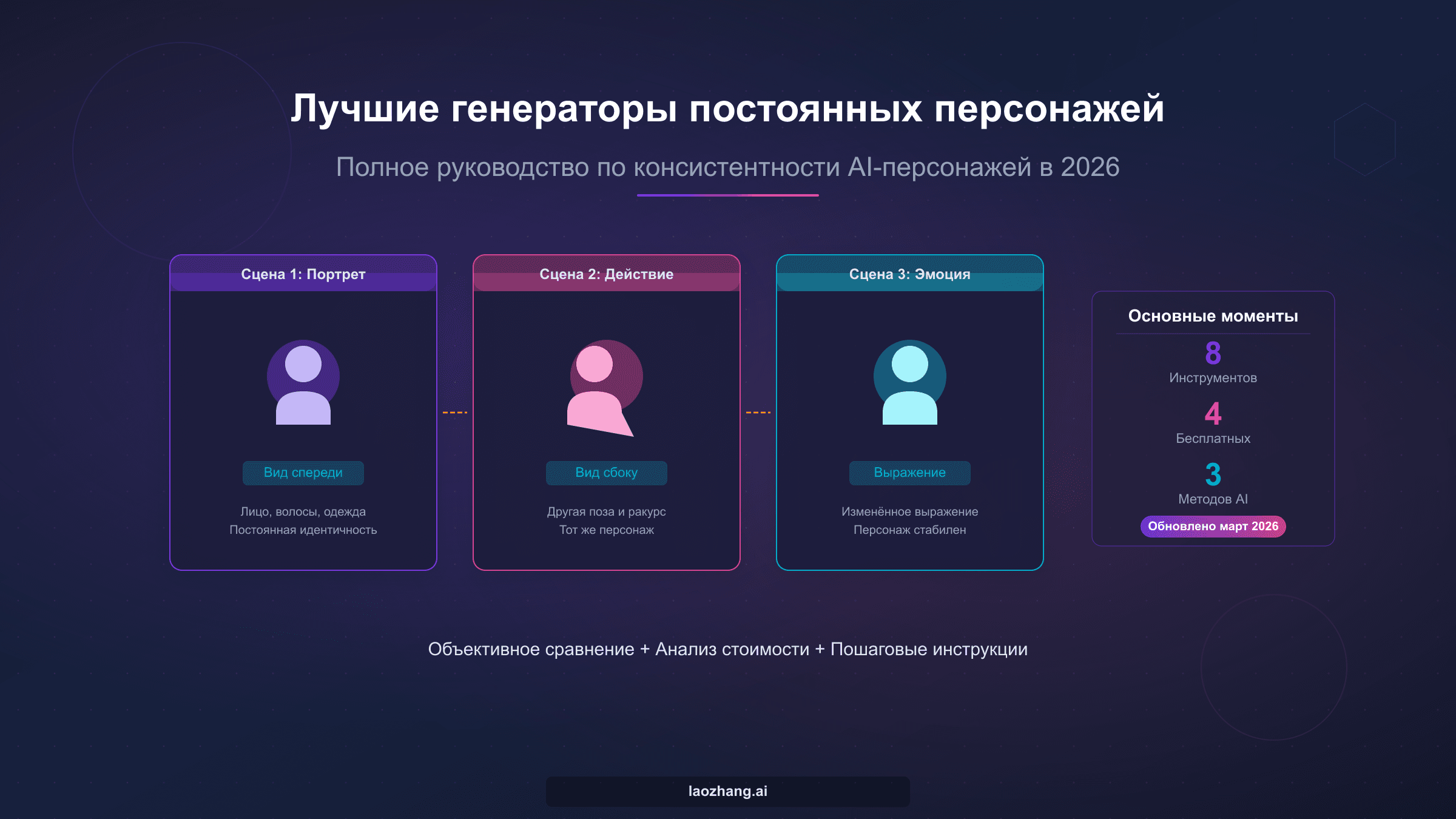 Лучшие генераторы постоянных персонажей в 2026 году: полное руководство по стабильности AI-персонажей