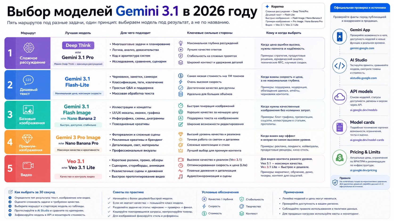 Линейка Gemini 3.1: Deep Think, Flash-Lite, Nano Banana 2/Pro и Veo 3.1