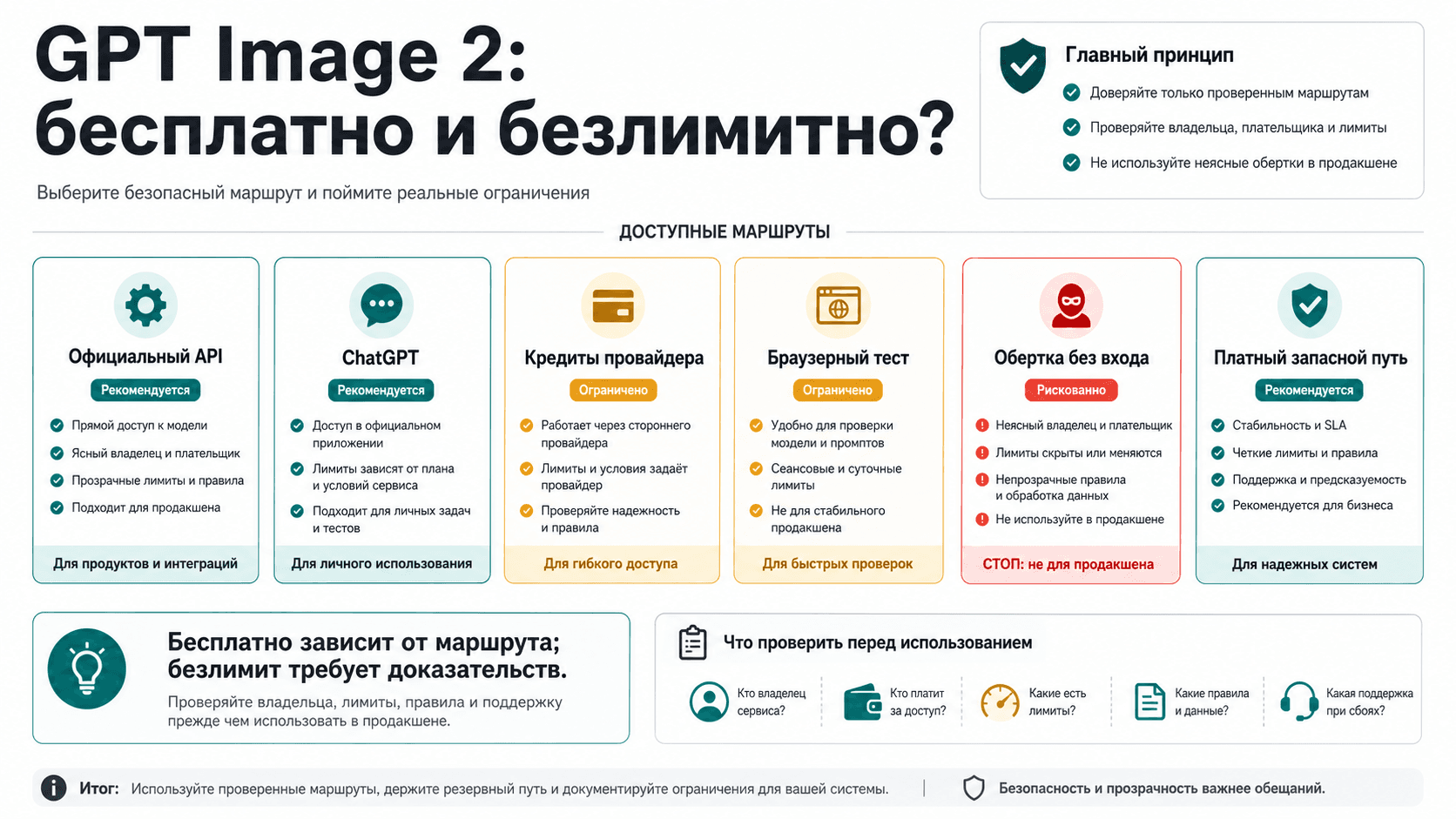 GPT Image 2 бесплатно и безлимитно? Официальный API, ChatGPT и безопасные тесты