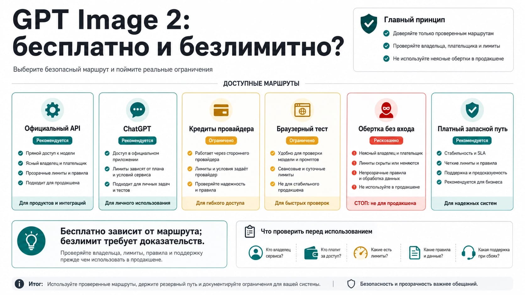 GPT Image 2 бесплатно и безлимитно? Официальный API, ChatGPT и безопасные тесты