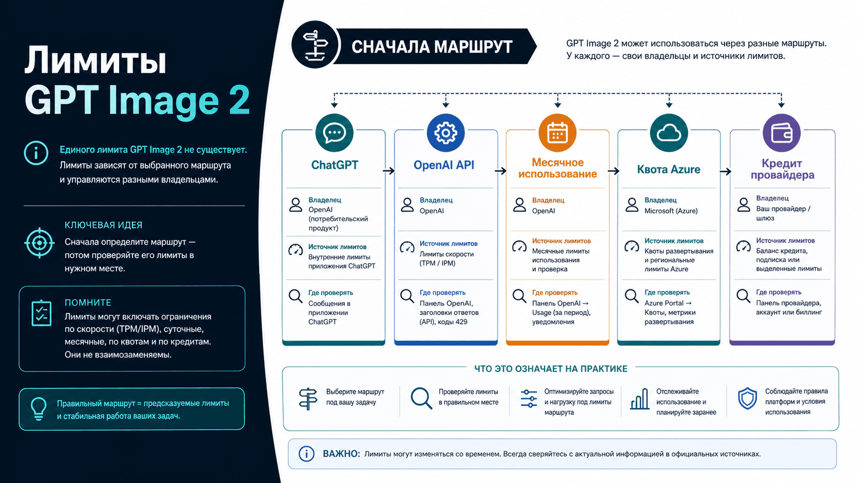 Лимиты GPT Image 2: ChatGPT, API, квоты и ошибка 429