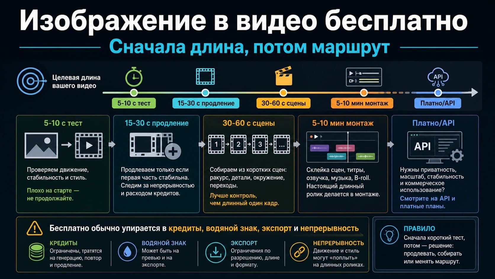 Изображение в видео бесплатно: как сделать длинный ролик в 2026