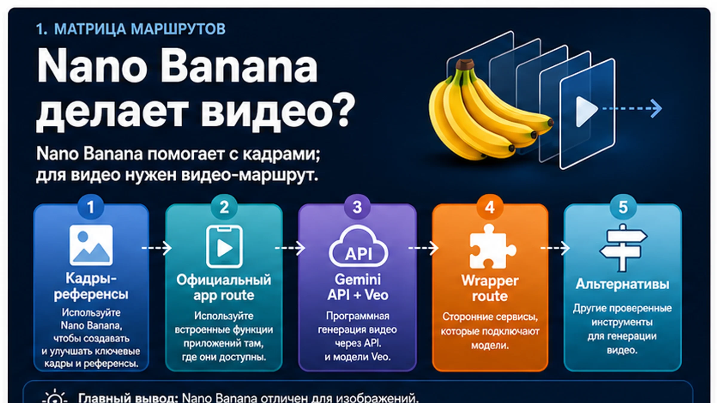 Nano Banana для видео бесплатно: Google Vids, Veo API и проверка сторонних сервисов