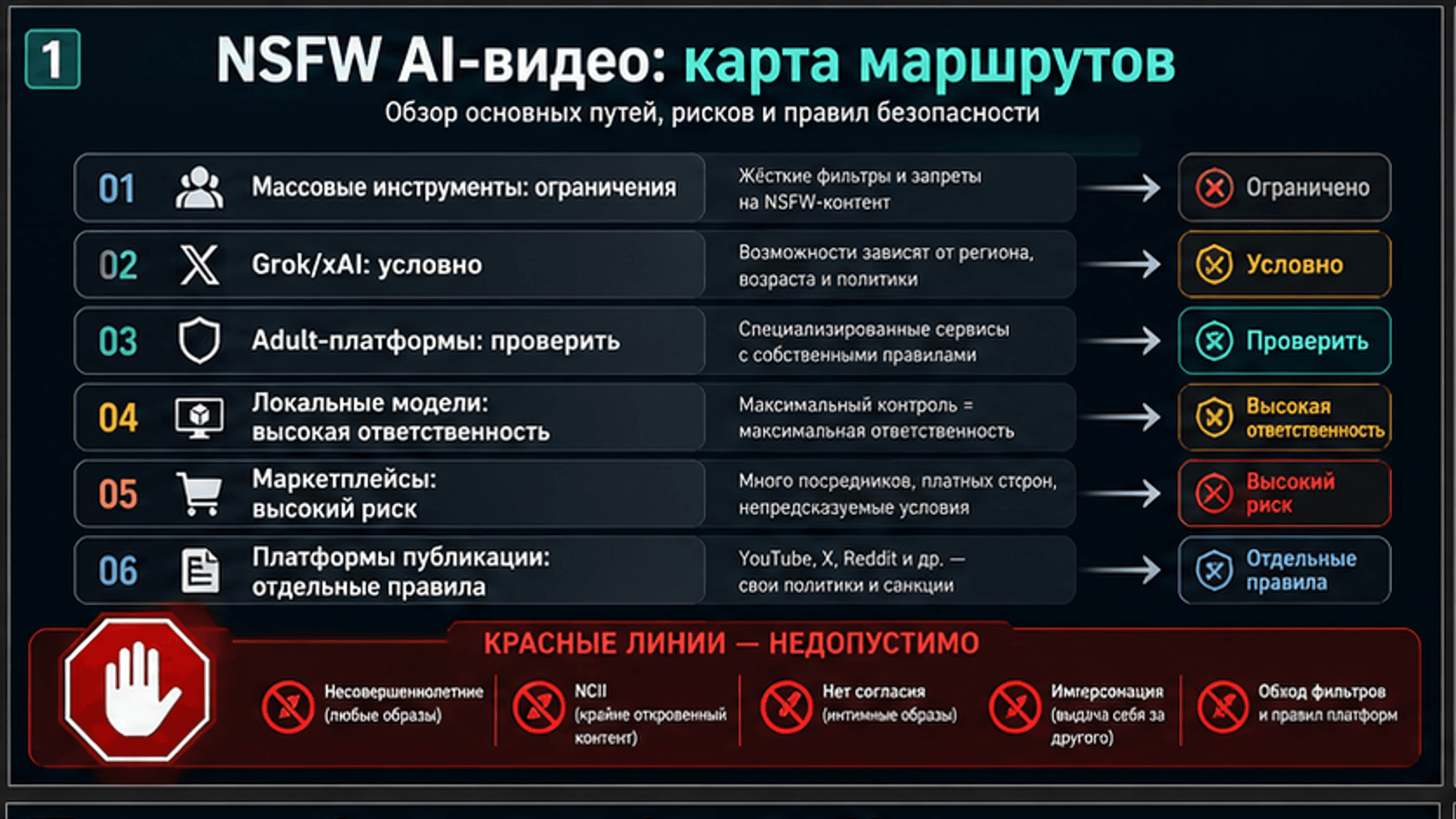 NSFW AI-видео: где реально работает генерация 18+ и где нужно остановиться