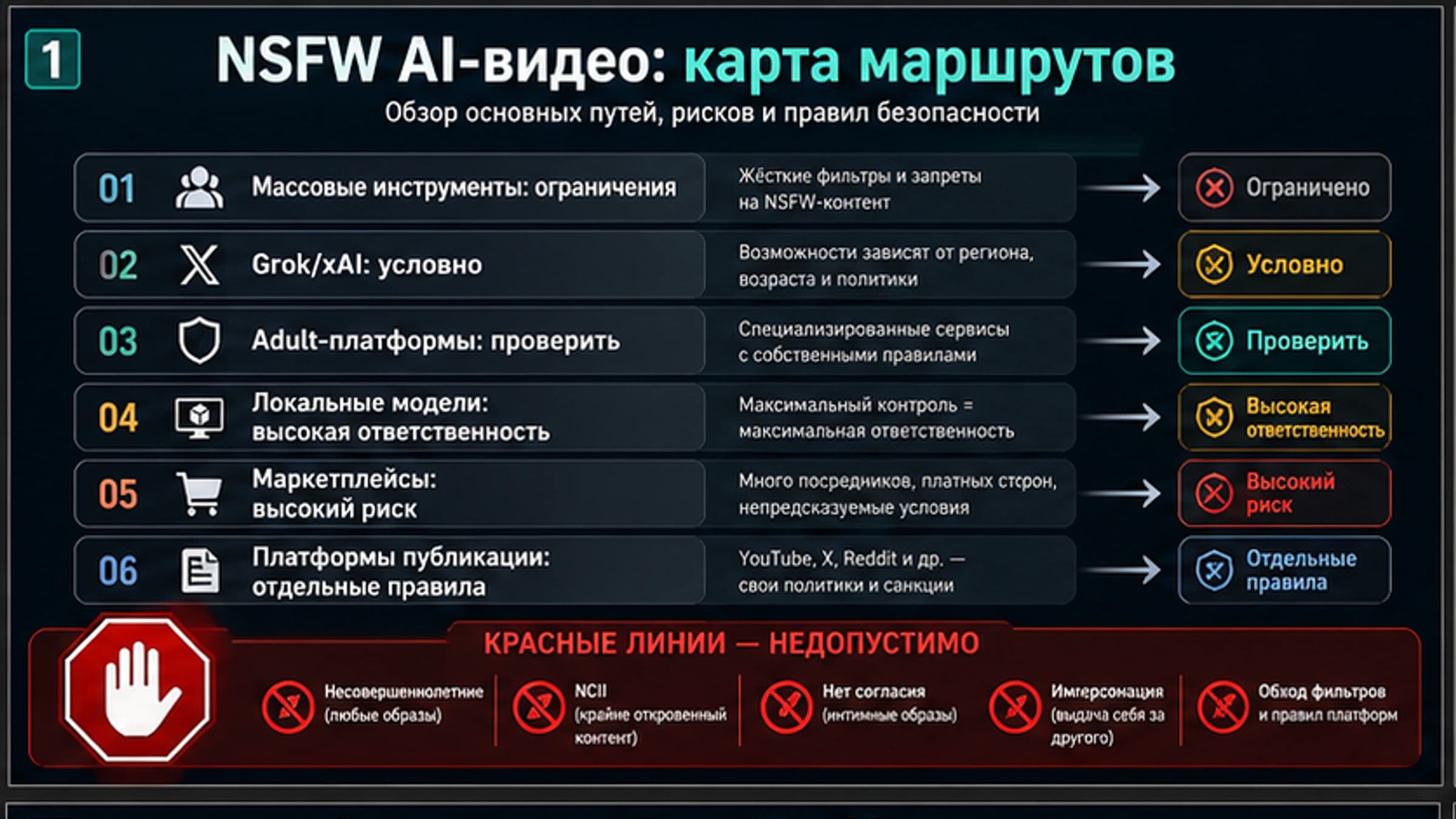 NSFW AI-видео: где реально работает генерация 18+ и где нужно остановиться
