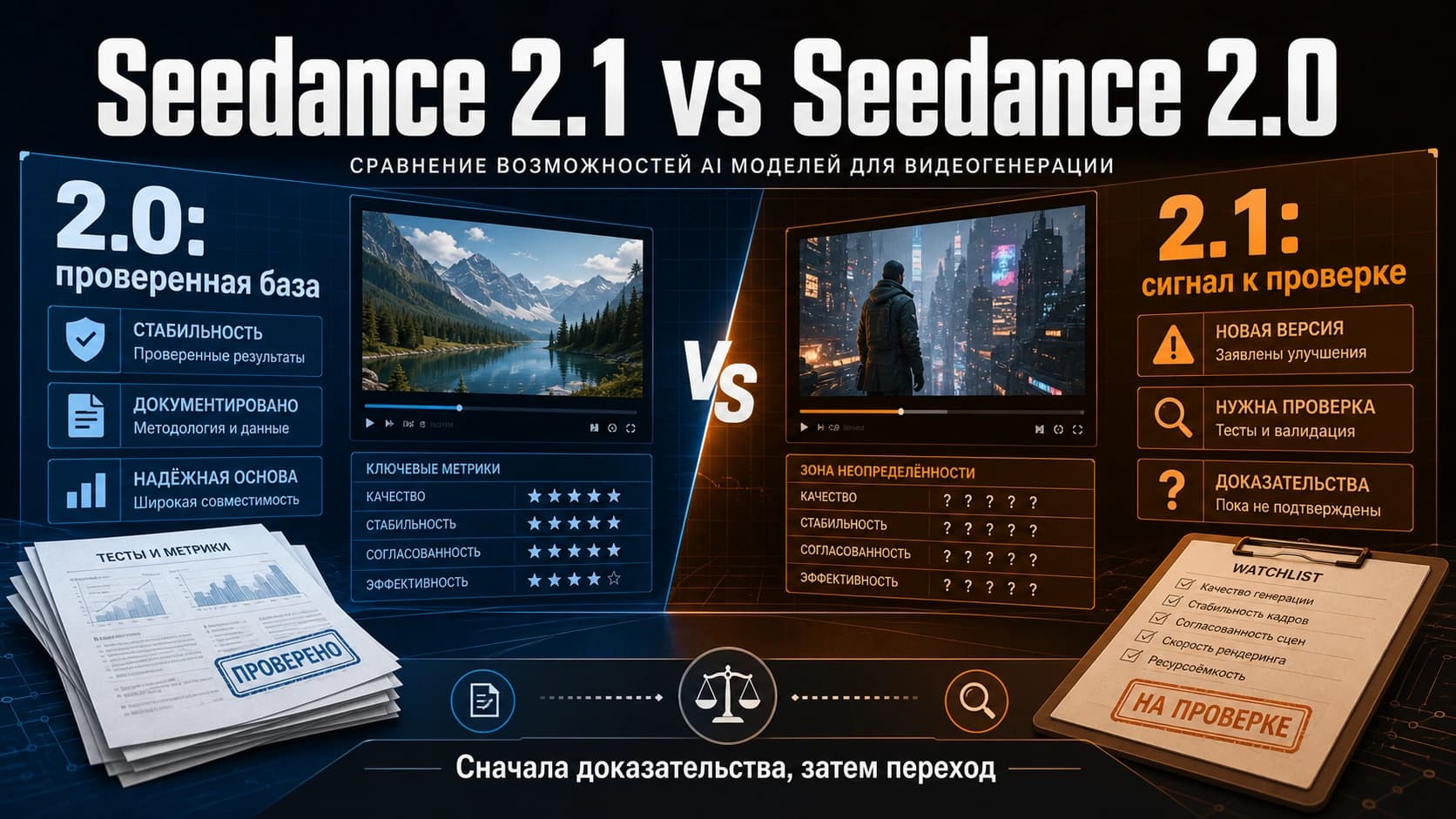 Seedance 2.1 vs Seedance 2.0: что подтверждено, что только сообщают и когда переходить