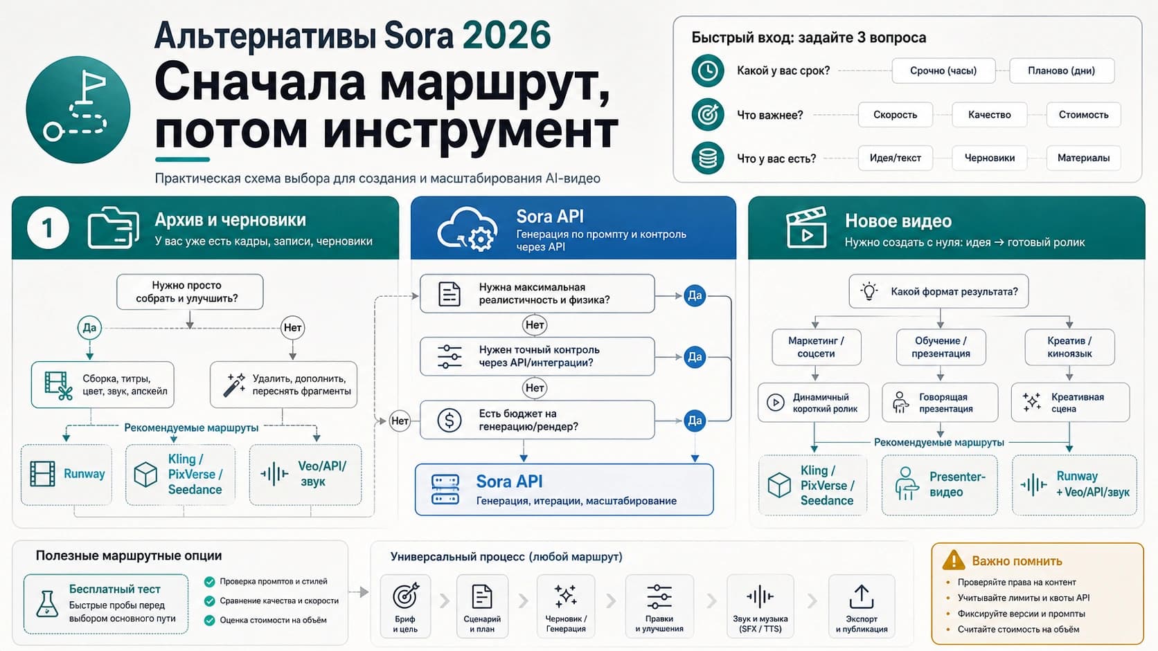 Альтернативы Sora в 2026: что выбрать после закрытия App