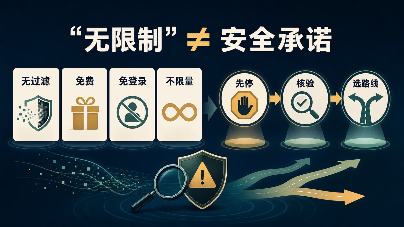 AI 图片生成器无限制/无过滤?先核验承诺、隐私和安全路线