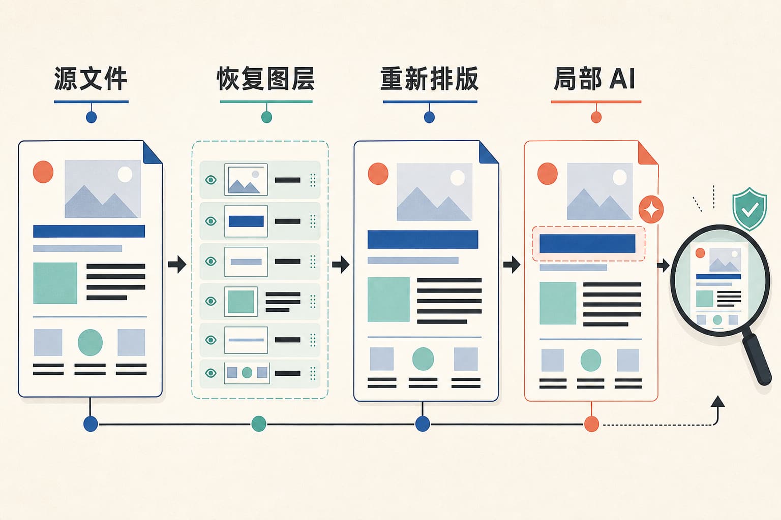 在不改变版式的前提下修正 AI 图片文字的四条工作路径