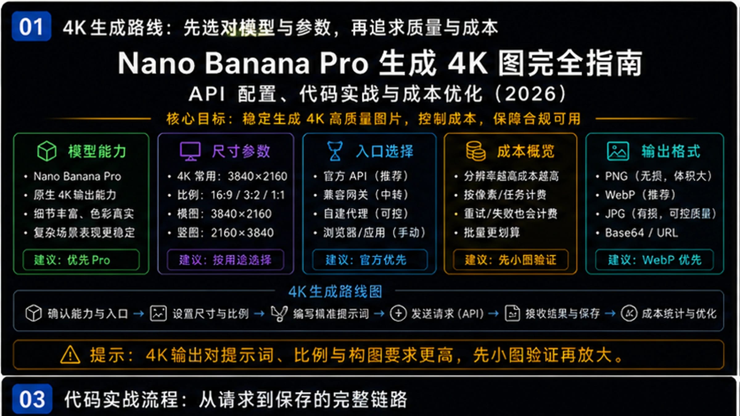 国内使用Nano Banana Pro生成4K图完全指南:API配置、代码实战与成本优化