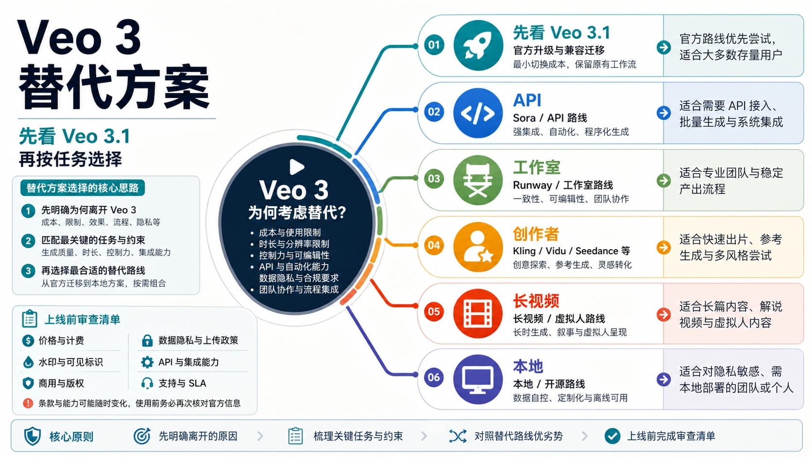 Veo 3 替代方案:按任务、成本和 API 路线选择 2026 年方案