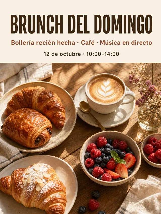 BRUNCH DEL DOMINGO · GPT Image 2 VIP