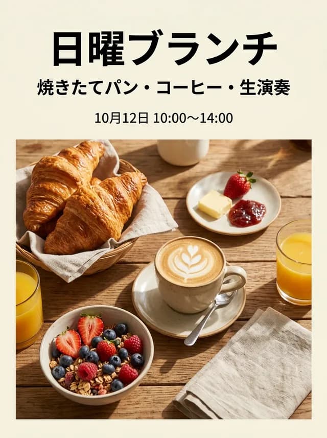 日曜ブランチ · Nano Banana 2