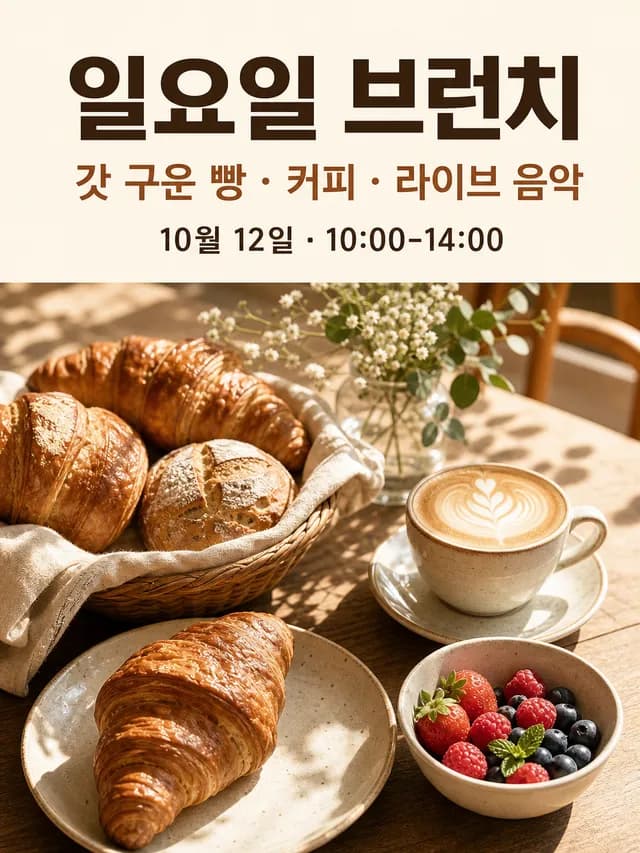 일요일 브런치 · GPT Image 2 VIP