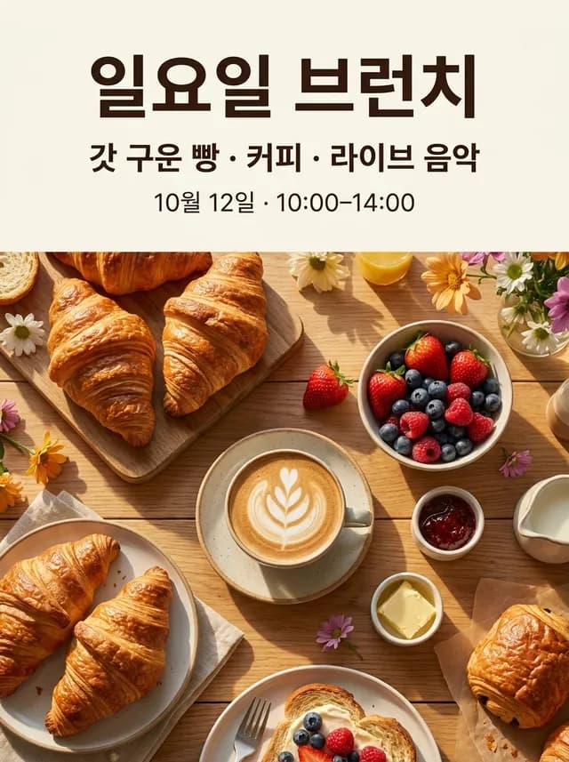 일요일 브런치 · Nano Banana Pro