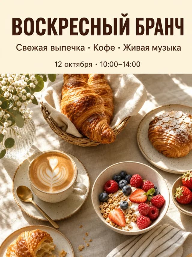 ВОСКРЕСНЫЙ БРАНЧ · GPT Image 2 VIP