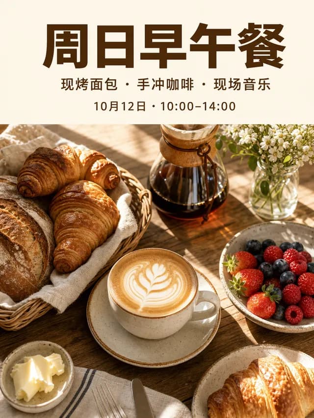 周日早午餐 · GPT Image 2 VIP