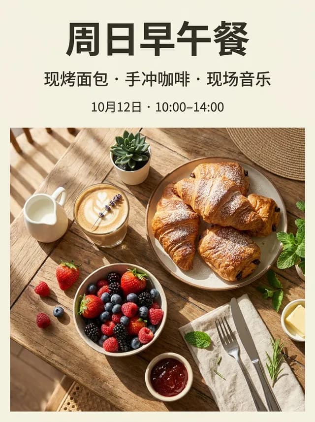 周日早午餐 · Nano Banana Pro