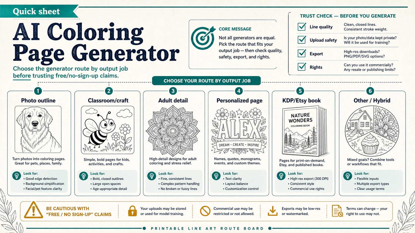 AI Coloring Page Generator: Make Printable Pages From Prompts or Photos