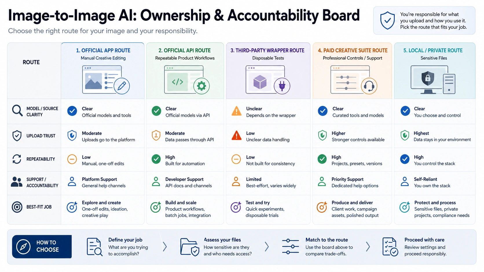 Image AI route ownership board