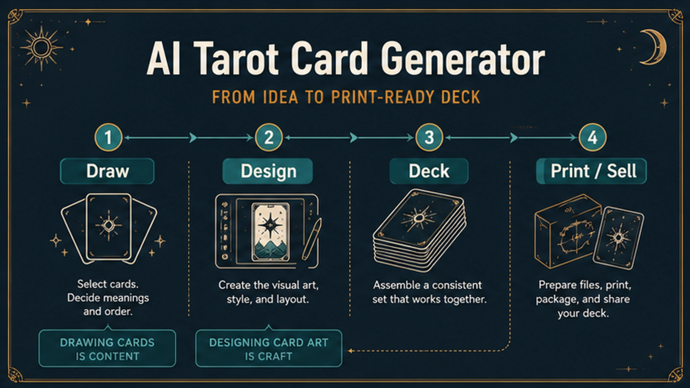 AI Tarot Card Generator: Design Cards, Spreads, and Decks Without Losing the System