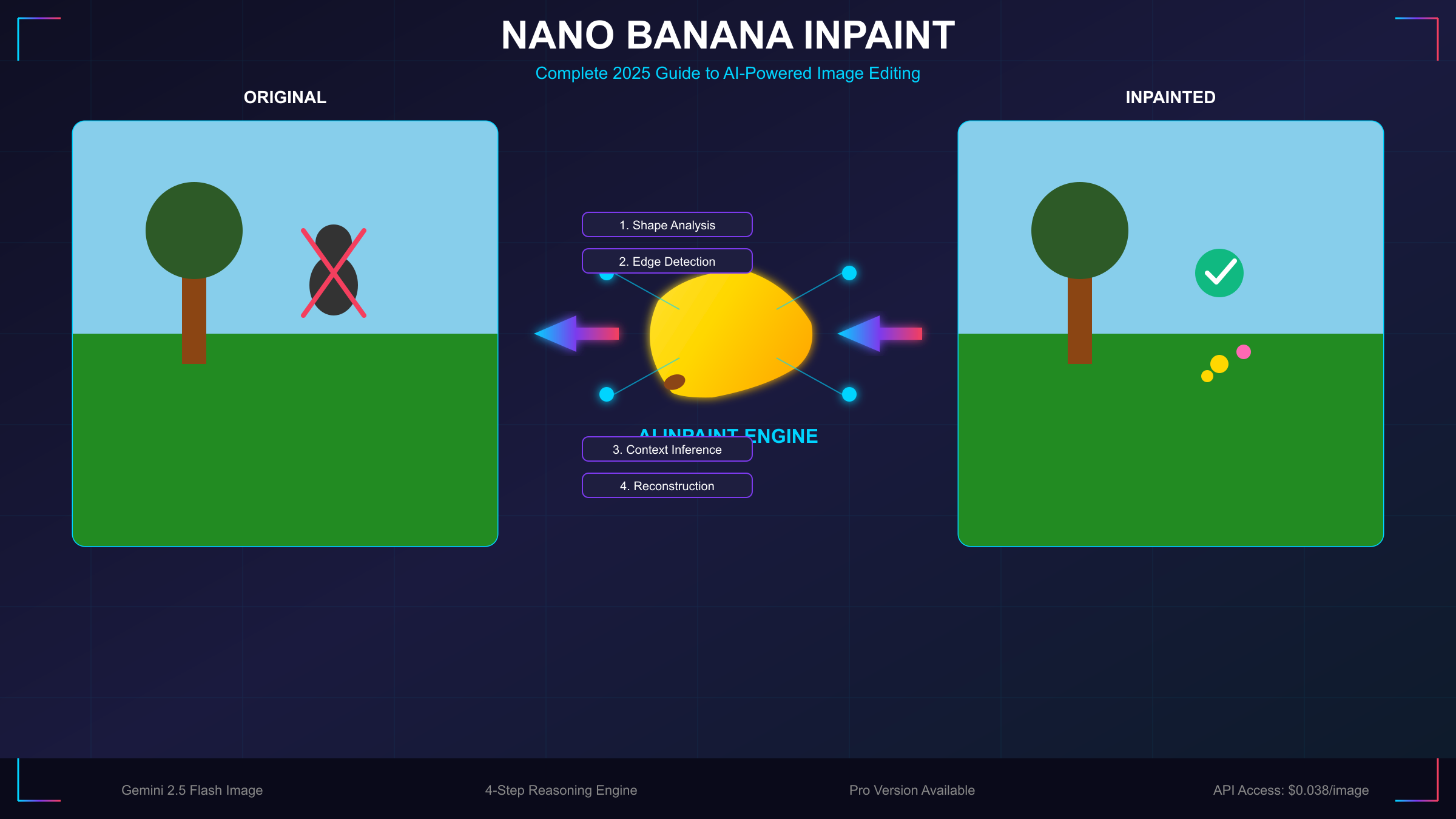 Nano Banana Inpaint AI Image Editing Interface