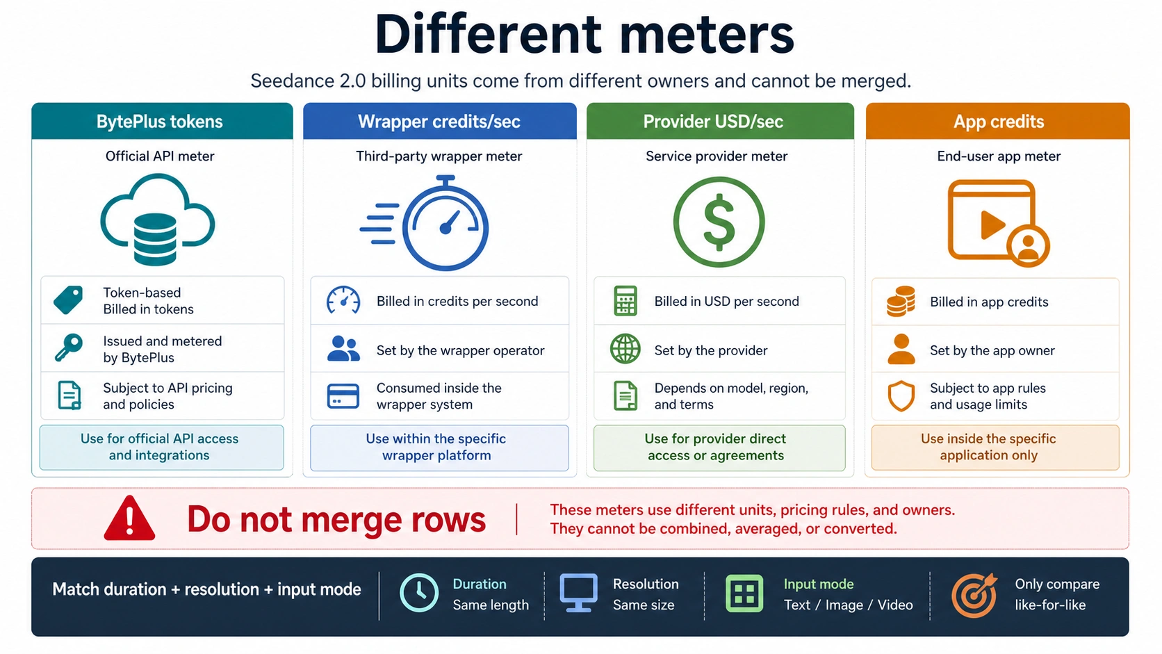 Seedance official versus wrapper pricing boundary