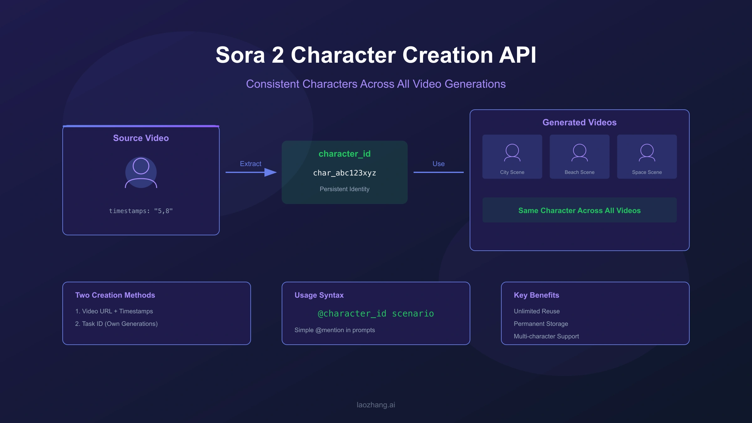 Sora 2 Character Creation API: Complete Guide to Consistent Characters with Code Examples