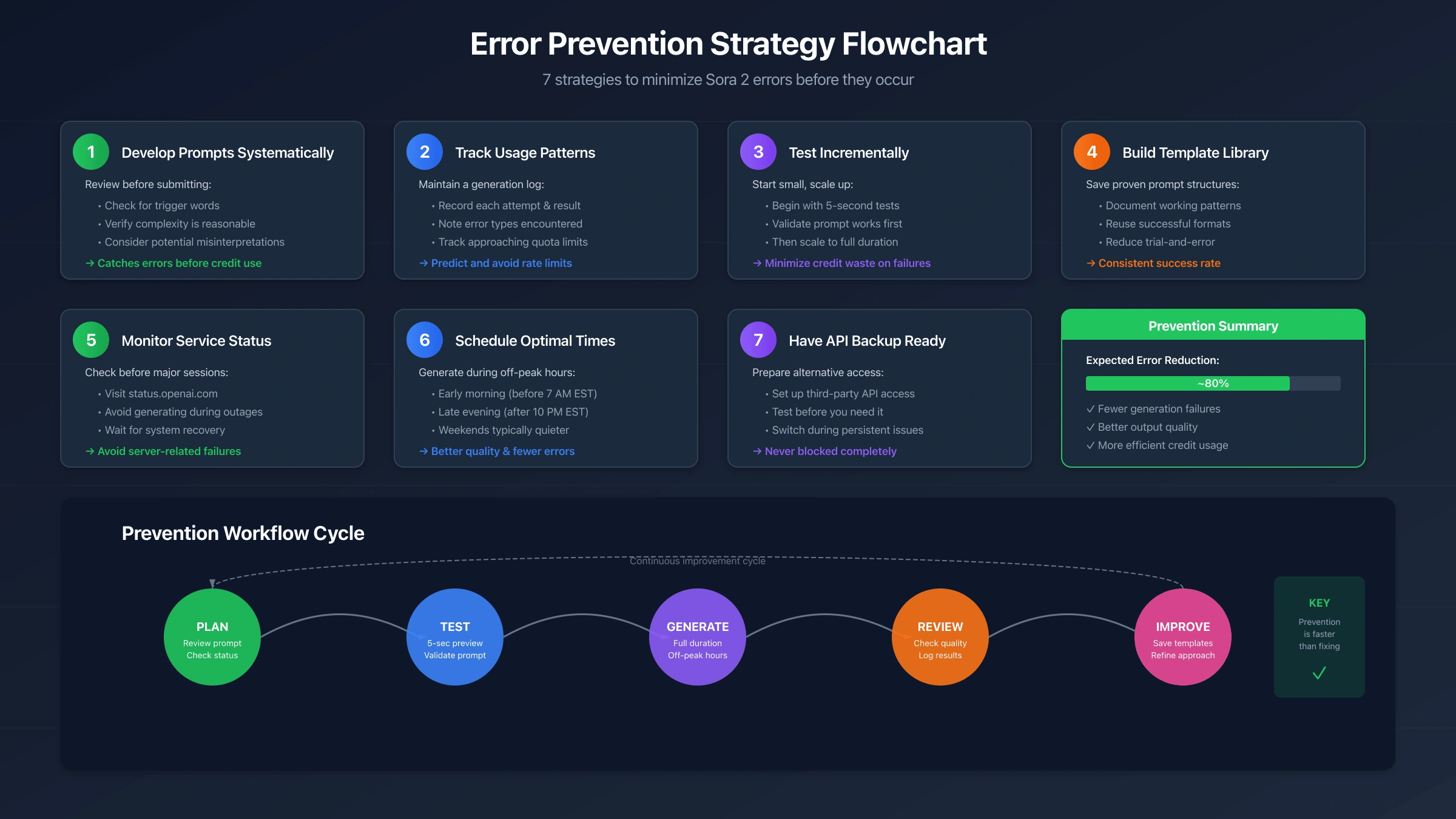 Error Prevention Strategy Flowchart