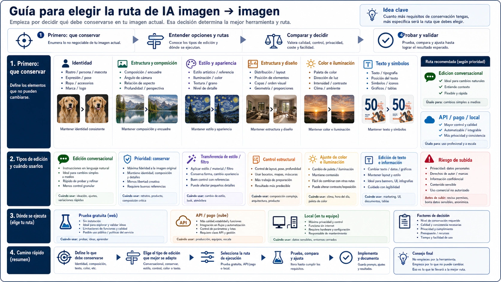 Generador de imágenes desde una foto: cómo elegir la ruta image-to-image