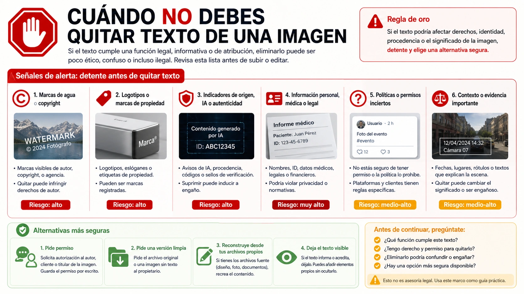 Lista de parada para quitar texto con IA