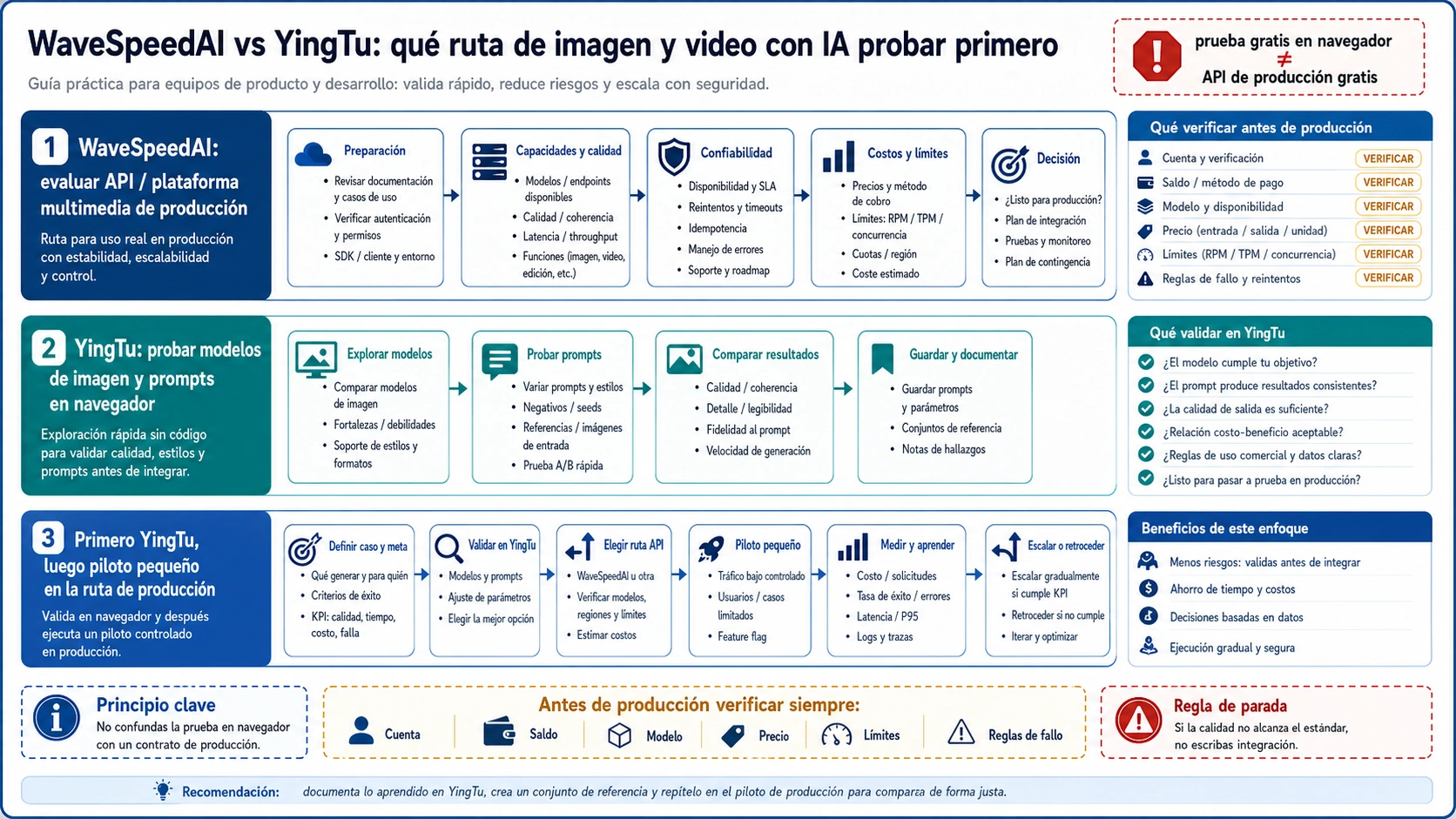 WaveSpeedAI vs YingTu: qué ruta de imagen y video con IA probar primero