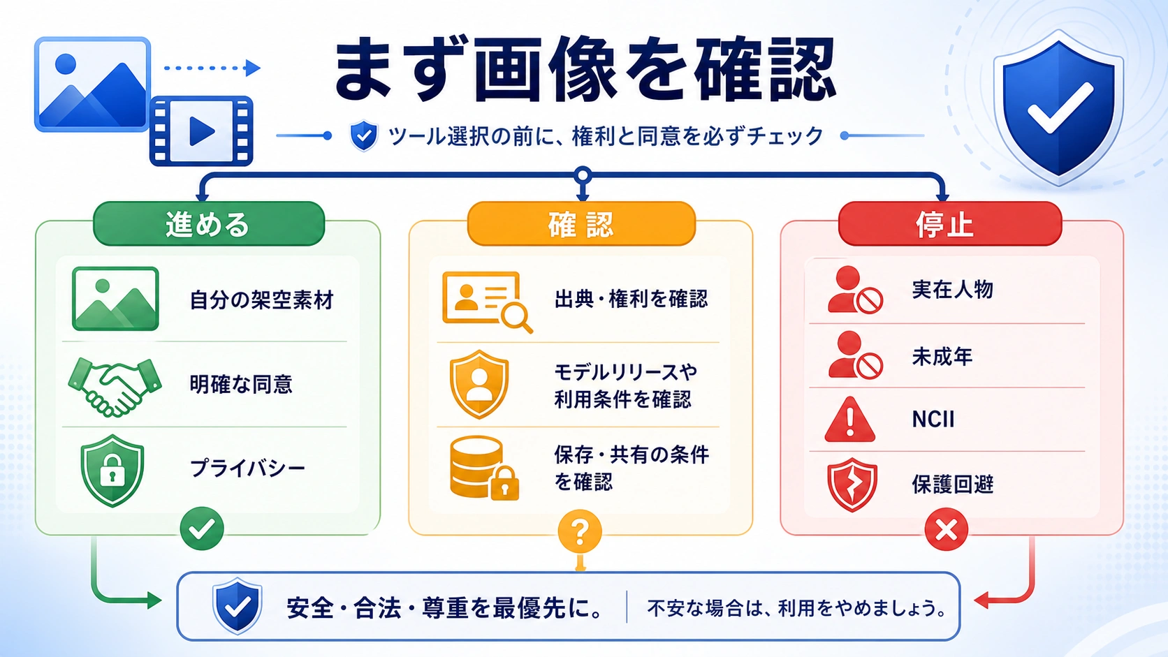 AI画像をNSFW動画化する前の元画像同意ゲート