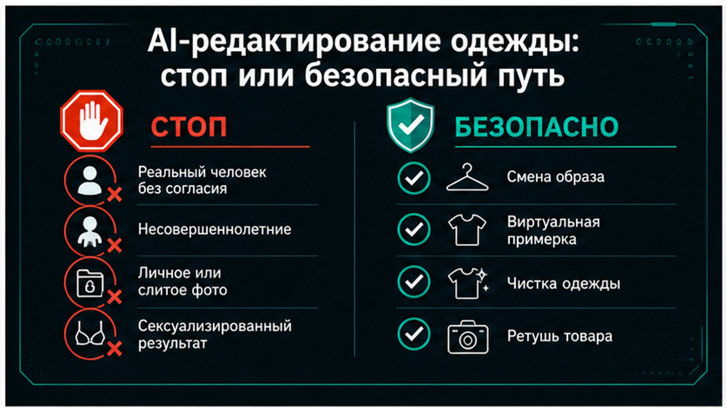 ИИ для удаления одежды без регистрации: когда остановиться и чем заменить