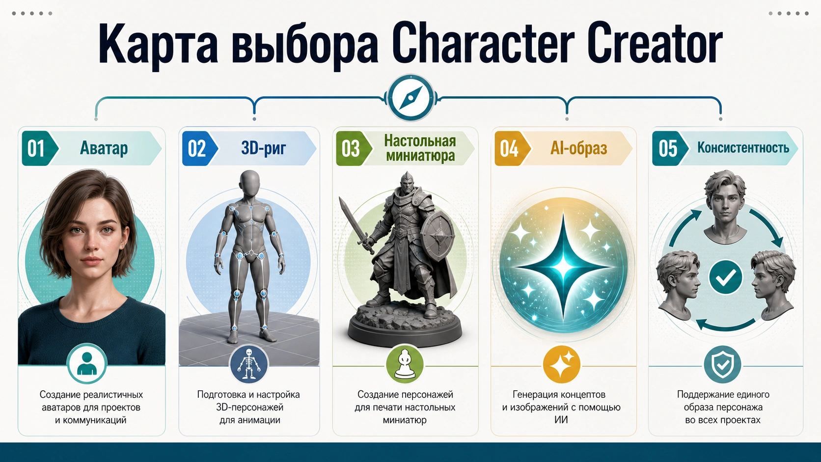 Как выбрать создатель персонажей: аватар, 3D, DnD, AI-образ или стабильный герой