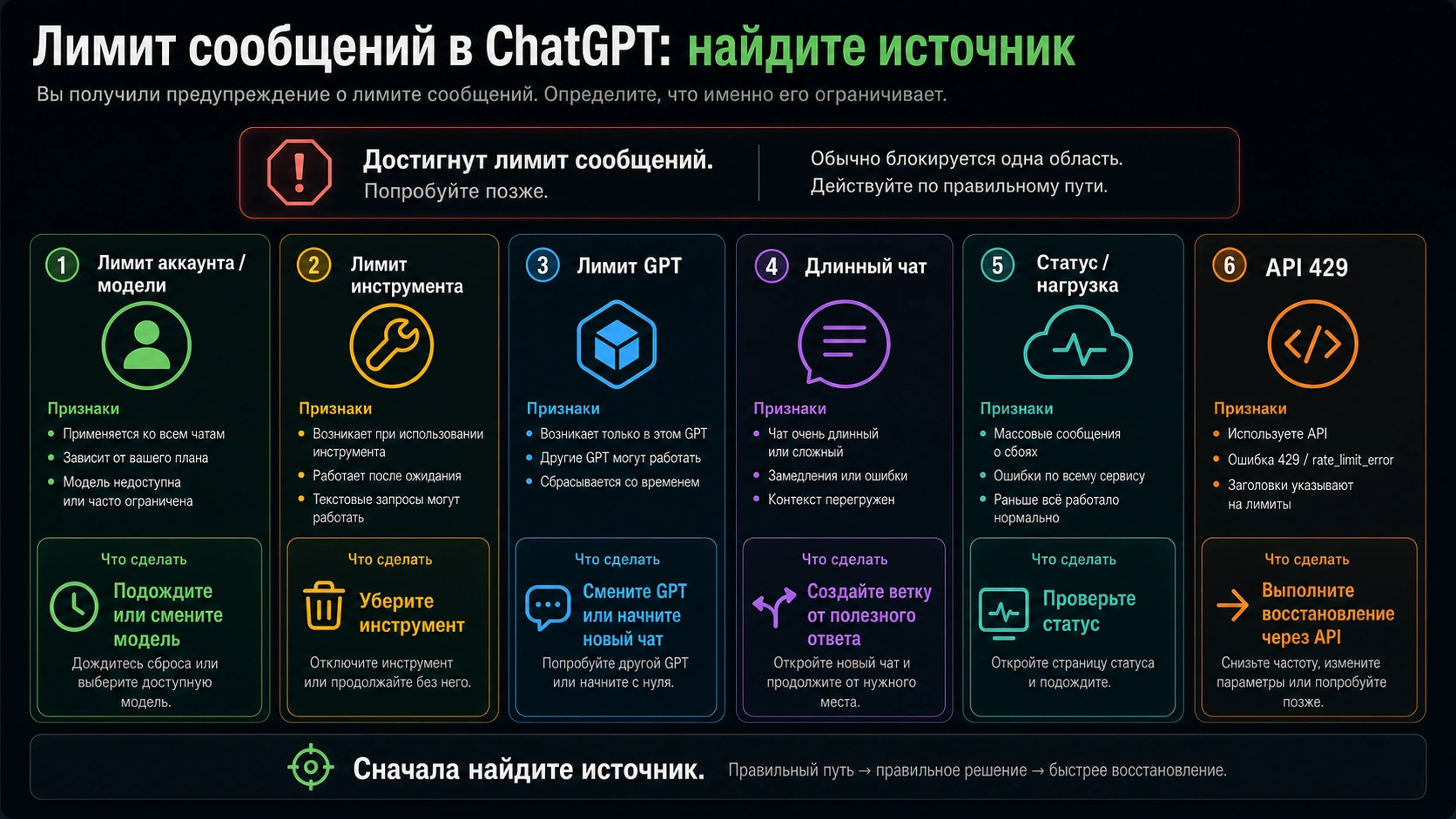Матрица владельцев лимита ChatGPT