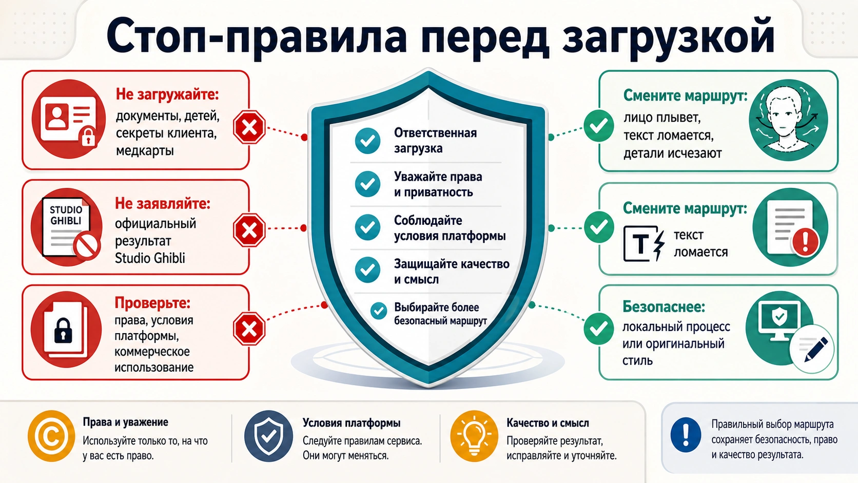 Стоп-правила перед загрузкой фото в стиль Гибли