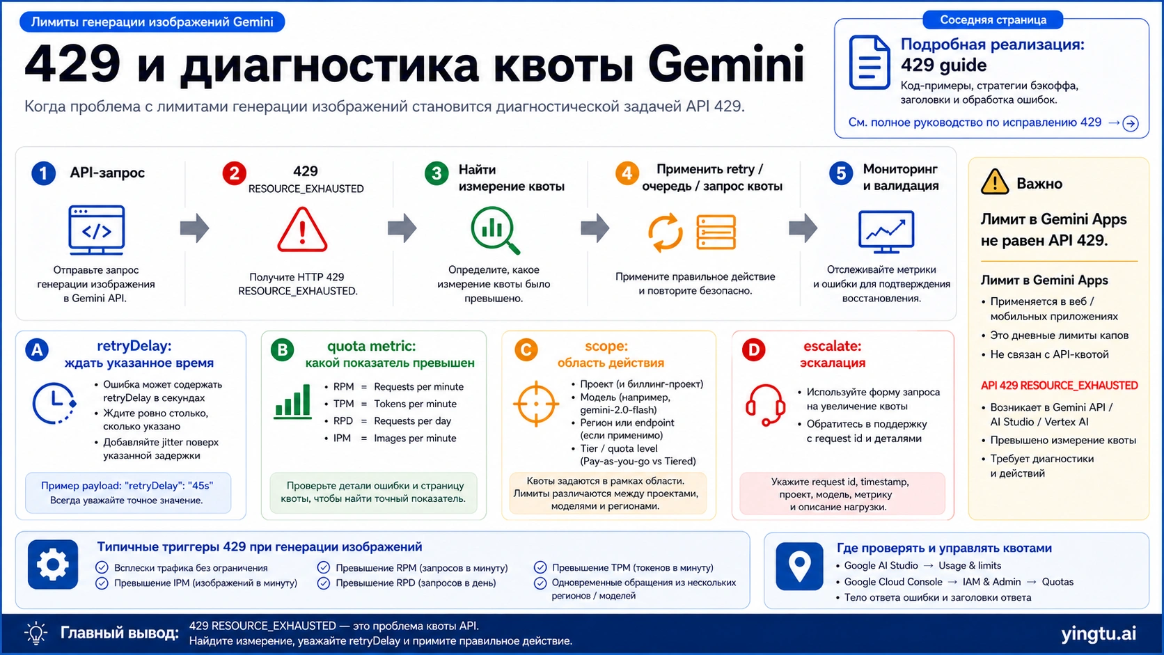 Передача диагностики Gemini image generation 429