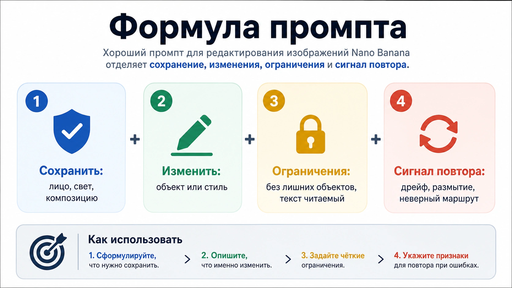 Формула промпта для Nano Banana