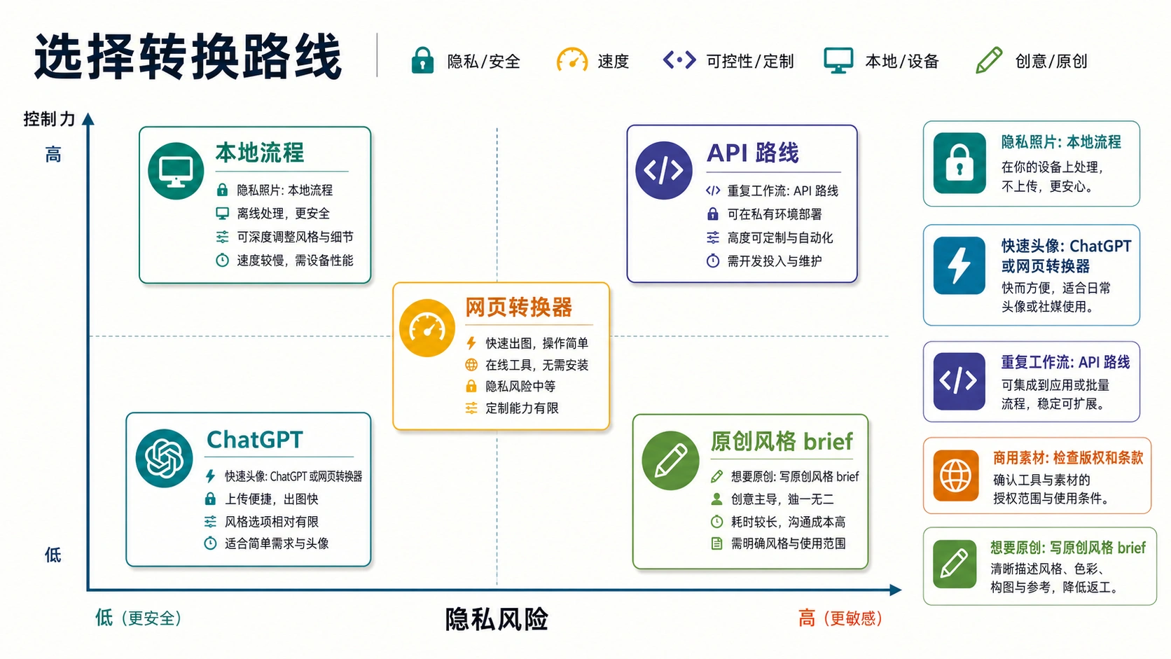 吉卜力风格图片转换路线矩阵